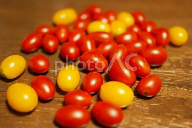 色とりどりのフルーツミニトマト ミニトマト,フルーツトマト,野菜の写真素材