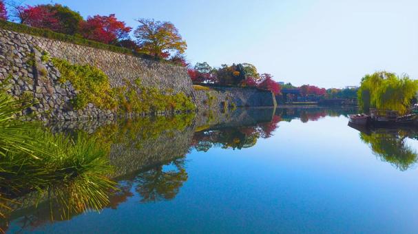 姫路城 堀3 姫路城,白鷺城,堀の写真素材