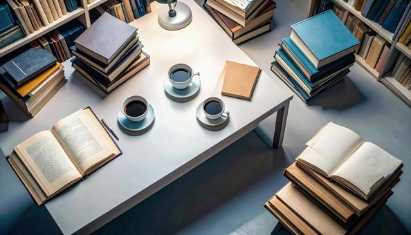 コーヒーのある風景の写真