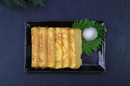 だし巻き卵の写真