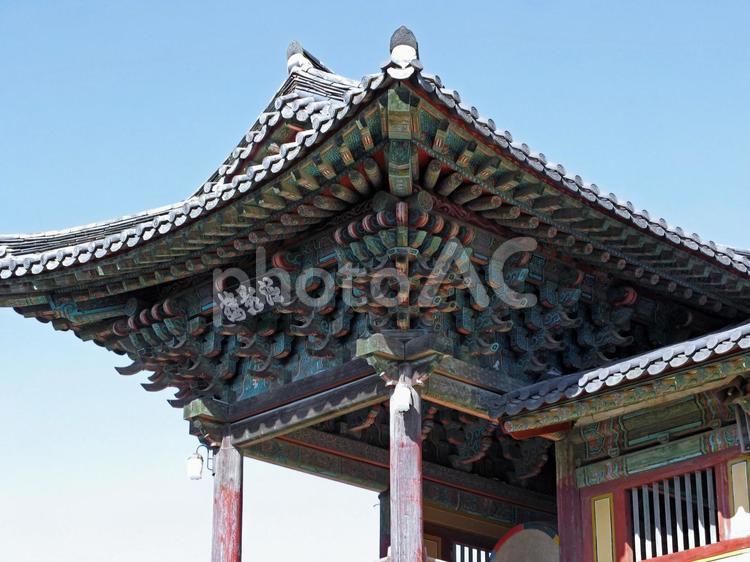 韓国　慶州　仏国寺　境内 韓国,慶州,仏国寺の写真素材