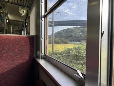 車窓 車窓,山陽本線,窓の写真素材