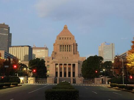 国会議事堂 ビル,風景,街並みの写真素材