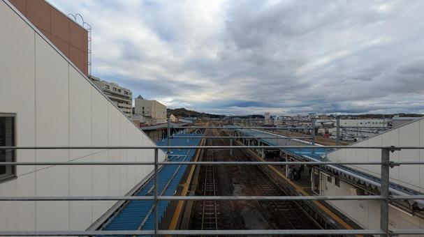 JR東日本 横手駅　駅構内 jr東日本,jr,横手駅の写真素材
