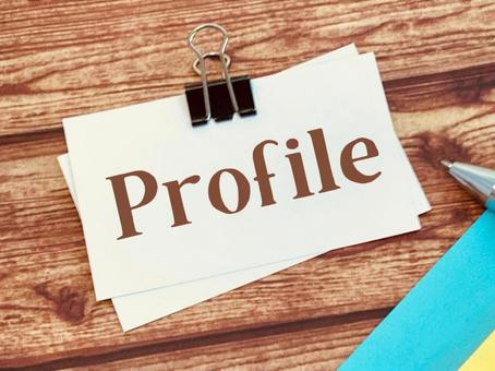 プロフィールを書く プロフィールを書く プロフィール,プロフ,経歴の写真素材