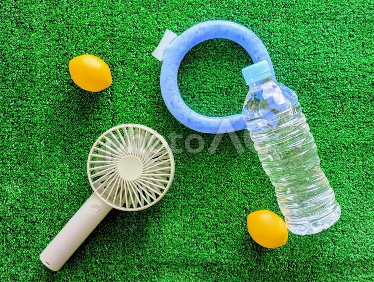 背景素材（熱中症対策）9 熱中症対策,熱中症,夏の写真素材
