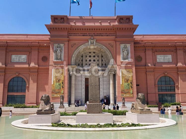 エジプト考古学博物館 エジプト考古学博物館,観光地,歴史の写真素材
