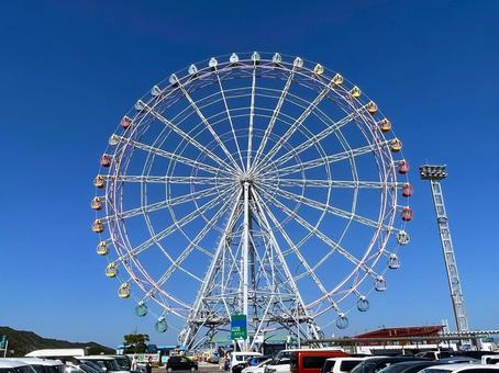 大観覧車 観覧車,遊園地,レジャーの写真素材