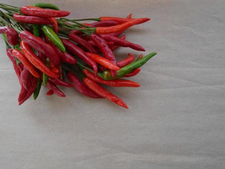 唐辛子*左 唐辛子*左 スパイス,激辛,生の写真素材