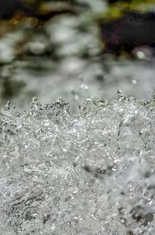 水の躍動 水の躍動の写真