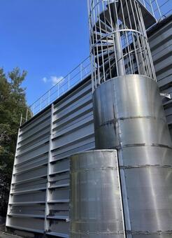 給水塔 給水塔,施設,昼間の写真素材