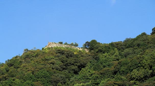 初秋の八幡山城西の丸跡を望む 初秋の八幡山城西の丸跡を望む 八幡山,初秋,八幡城跡の写真素材
