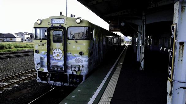 根室駅のキハ40 根室駅のキハ40の写真