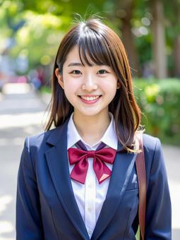 女子高校生 AI生成画像 女子高校生 AI生成画像 の写真