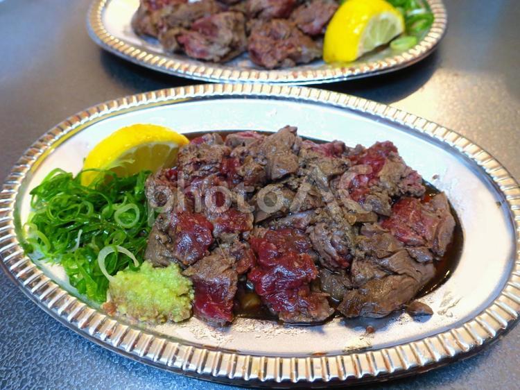 肉のたたき　テイクアウト2皿 肉のたたき,ハラミ,たたきの写真素材