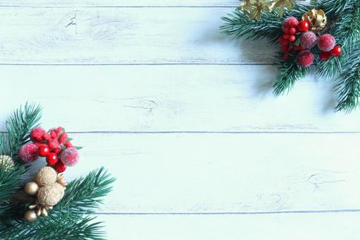 クリスマスのイメージのフレーム　１ クリスマス,冬,フレームの写真素材