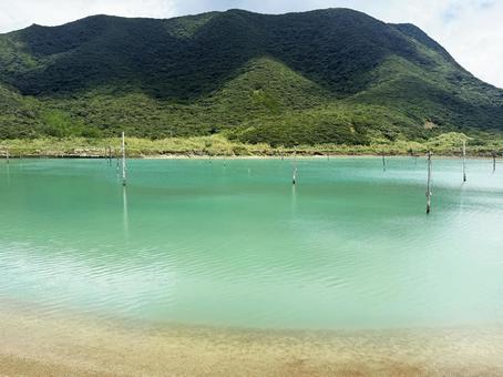 水没村 奄美大島,水没,風景の写真素材