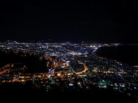 函館の夜景 函館の夜景 夜景,函館,函館山の写真素材