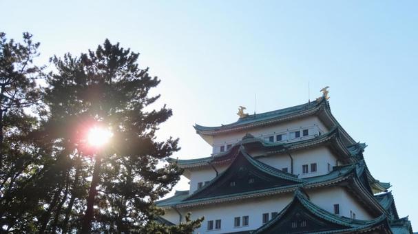 名古屋城　天守　大天守 名古屋城,尾張徳川家,御三家の写真素材