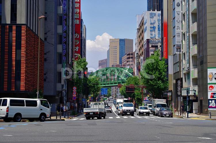 秋葉原2025夏　万世橋交差点付近 秋葉原,万世橋交差点,jr総武線の写真素材