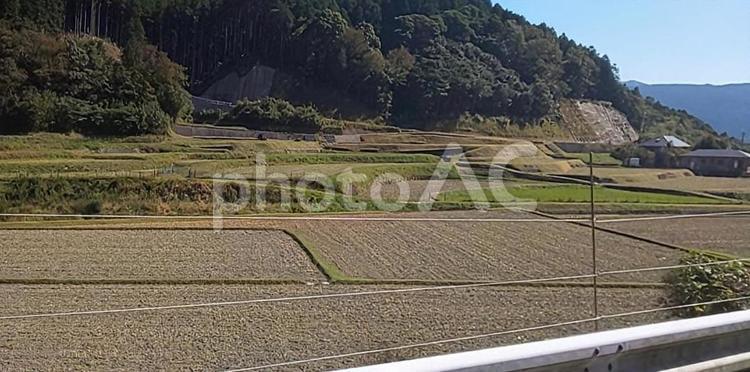 農地-篠栗町 農地,敷地,山の写真素材