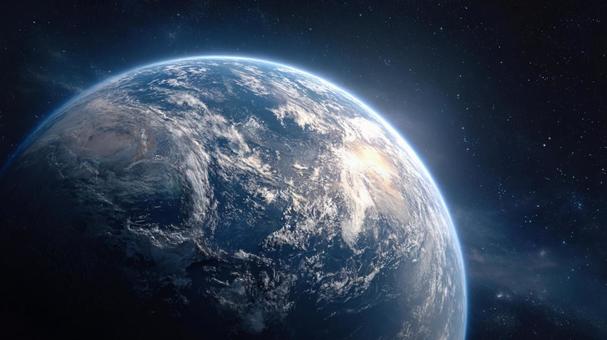 宇宙から見た、神秘的な地球 宇宙から見た、神秘的な地球の写真