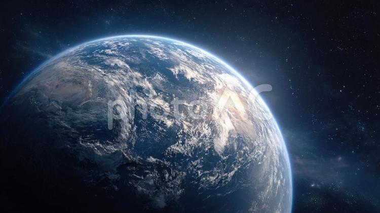 宇宙から見た、神秘的な地球 地球,宇宙,惑星の写真素材
