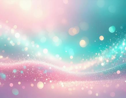 ピンクと水色の幻想背景の写真