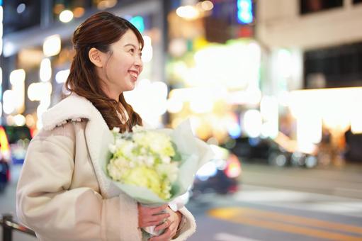 Photo, female, bouquet, to have, 
