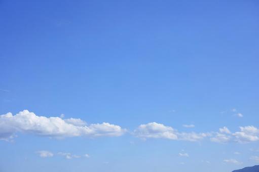 夏の青空【三重県】 青空,空,雲の写真素材