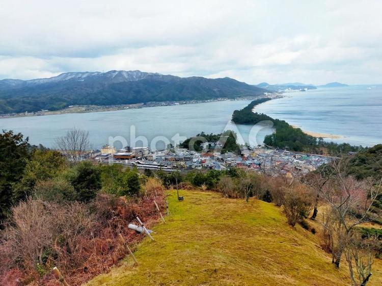 天の橋立　風景 天橋立,風景,龍の写真素材