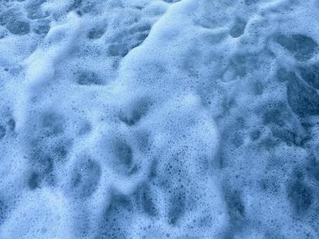 海の泡 海,泡,波の写真素材