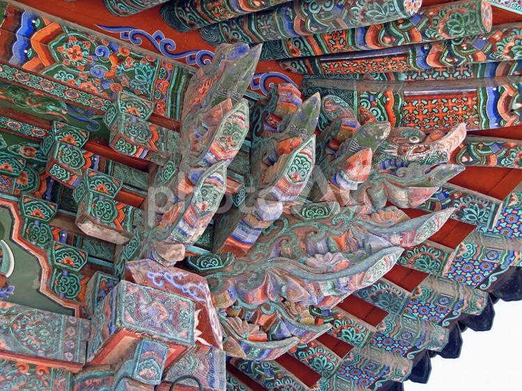 韓国　慶州　仏国寺　極楽殿 韓国,慶州,仏国寺の写真素材