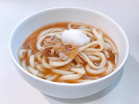 おろし肉うどん おろし肉うどんの写真