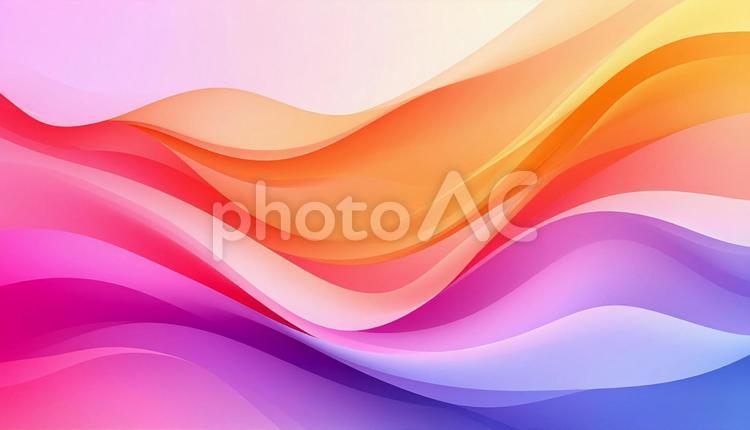 抽象的な波のような背景 バックグラウンド,グラデ,グラデーションの写真素材