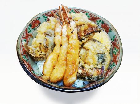 海老天ぷら丼 海老天ぷら丼 天丼,海老,エビの写真素材