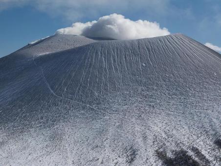 浅間山 浅間山 浅間山,火山,活火山の写真素材