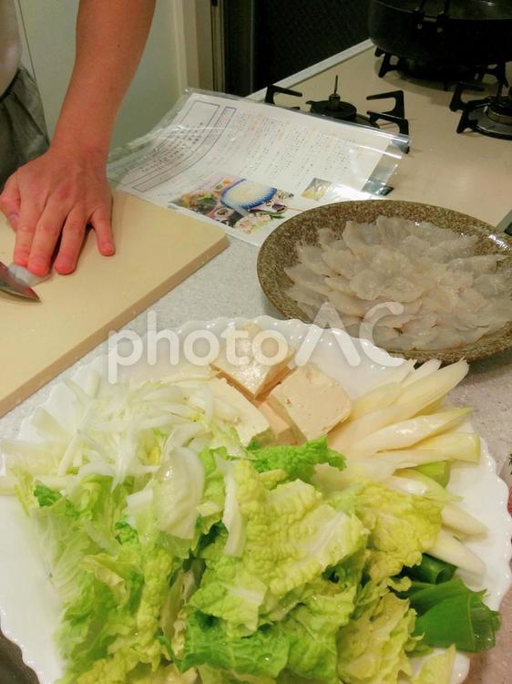 お家で、ふぐ！ おいしい,サラダ,フードの写真素材