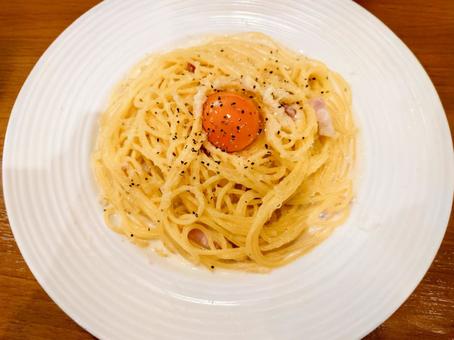 カルボナーラ カルボナーラ カルボナーラ,スパゲッティ,パスタの写真素材