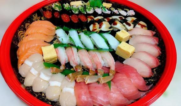 ご褒美寿司 ご褒美寿司 デリバリー,食べ物,マグロの写真素材