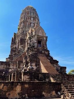 ワットラーチャブーラナ　３ ワットラーチャブーラナ,アユタヤ,タイの写真素材