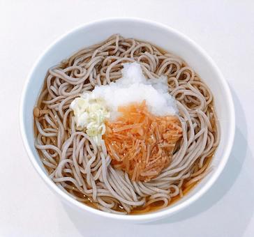 なめ茸おろし蕎麦 なめ茸おろし蕎麦 なめ茸おろし蕎麦,なめ茸大根おろし蕎麦,おろしなめ茸蕎麦の写真素材
