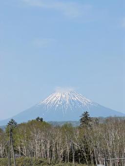 Photo, mountain, natural, volcanic bay, 