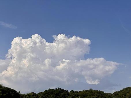 【風景写真】夏空 【風景写真】夏空 夏空,空,雲の写真素材