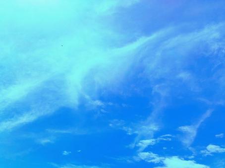 青空と雲 青空と雲の写真