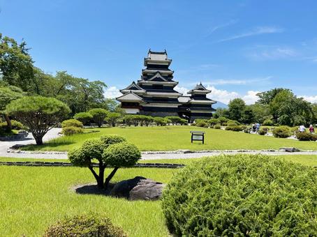 松本城 松本城 松本城,深志城,国宝の写真素材