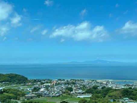 Photo, sea, sky, sunny day, 