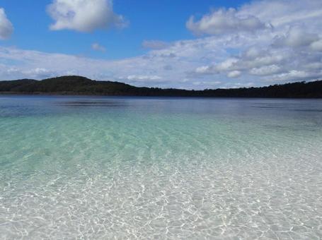 ビラビーン湖 オーストラリア,ヌーサ,フレーザー島の写真素材