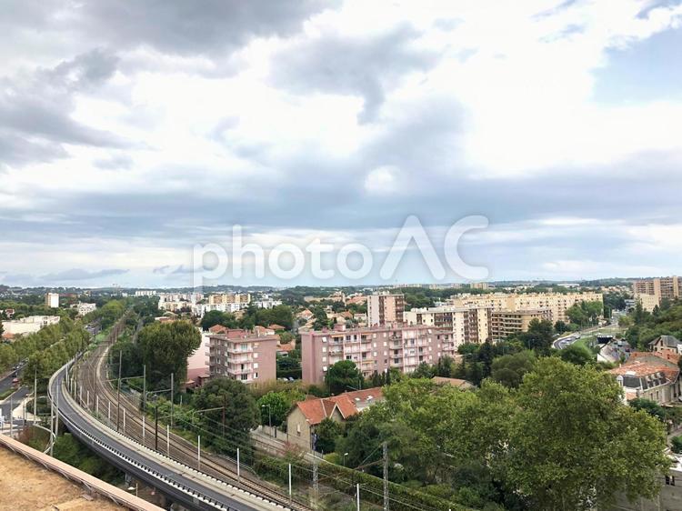 フランス　街並み５ フランス,建物,石造りの写真素材