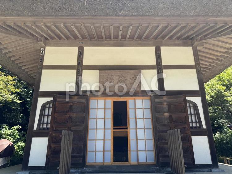 明月院　宗猷堂 鎌倉,明月院,開山堂の写真素材